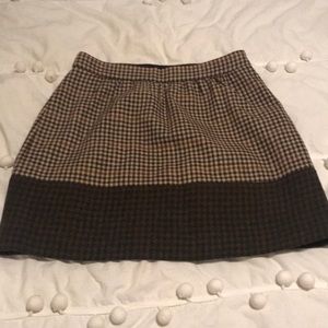 Plaid J Crew skirt